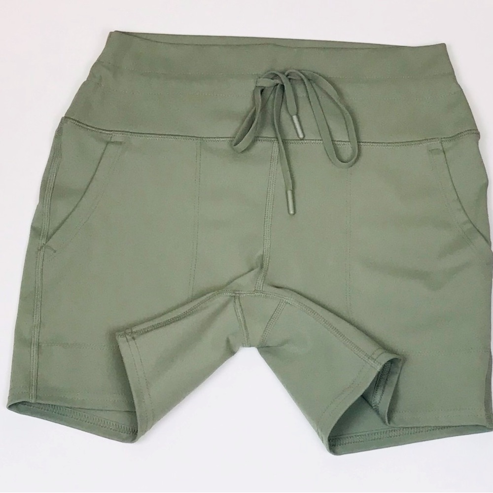 RBX Green Athletic Shorts with Drawstring Waistband